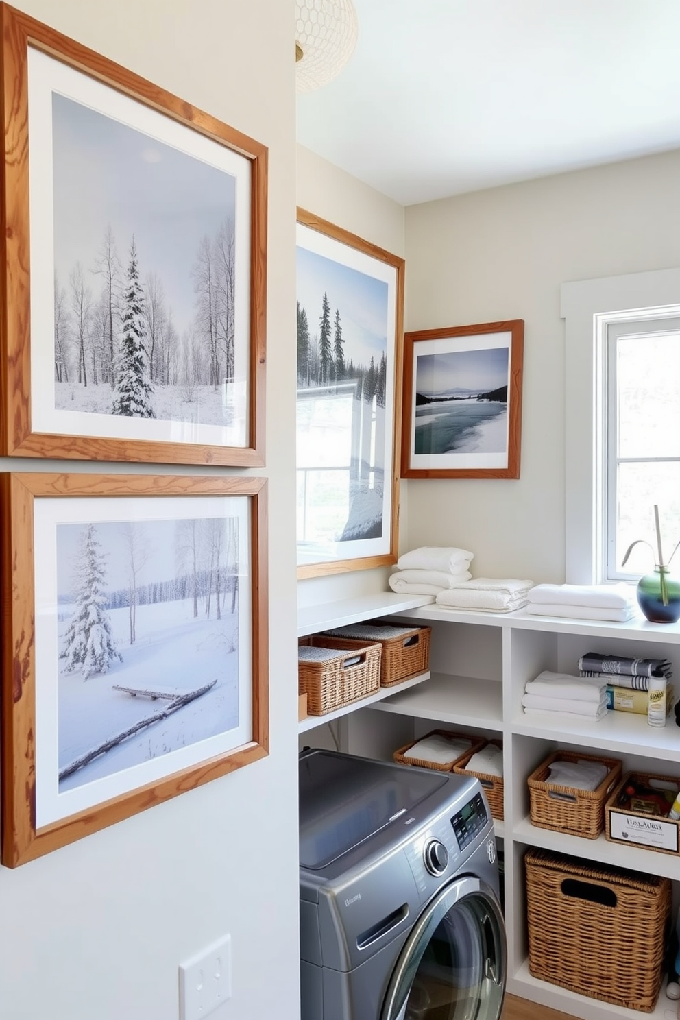 Winter Laundry Room Decorating Ideas 26