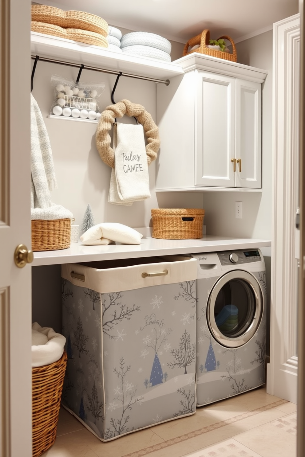 Winter Laundry Room Decorating Ideas 28