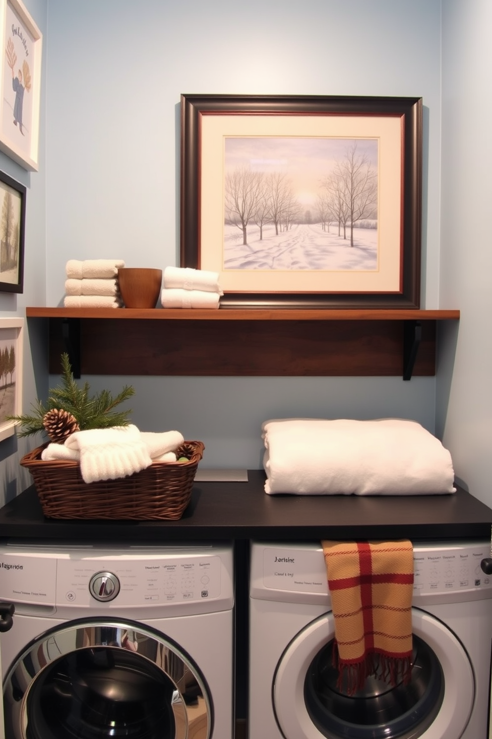 Winter Laundry Room Decorating Ideas 3