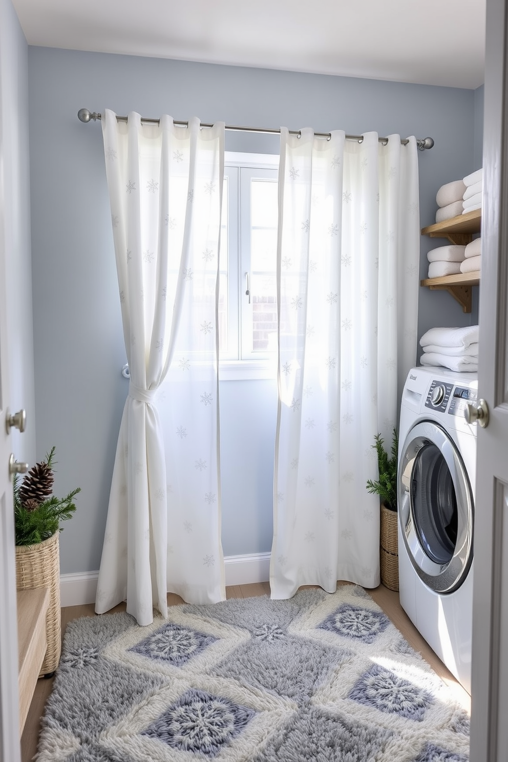 Winter Laundry Room Decorating Ideas 30