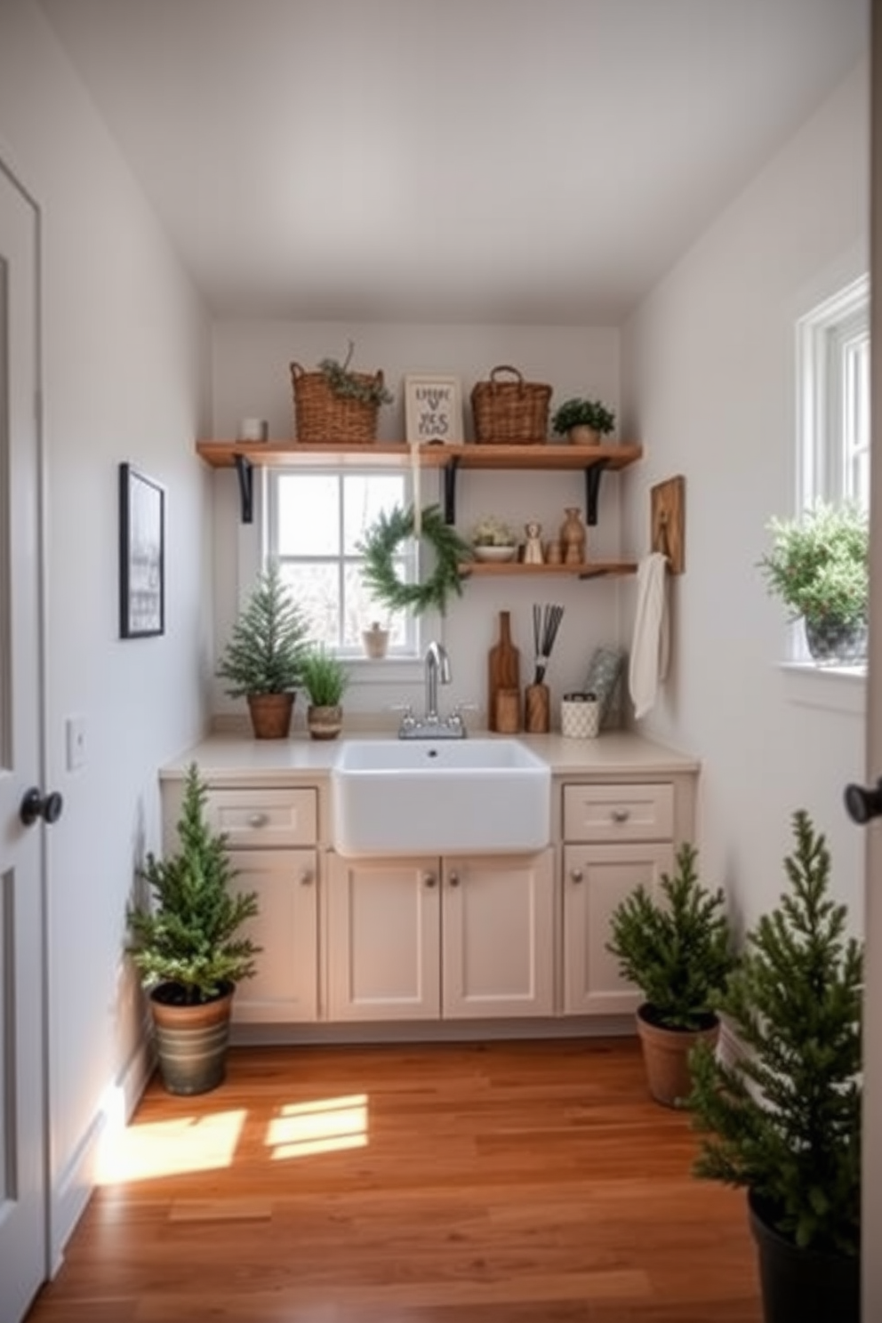 Winter Laundry Room Decorating Ideas 6