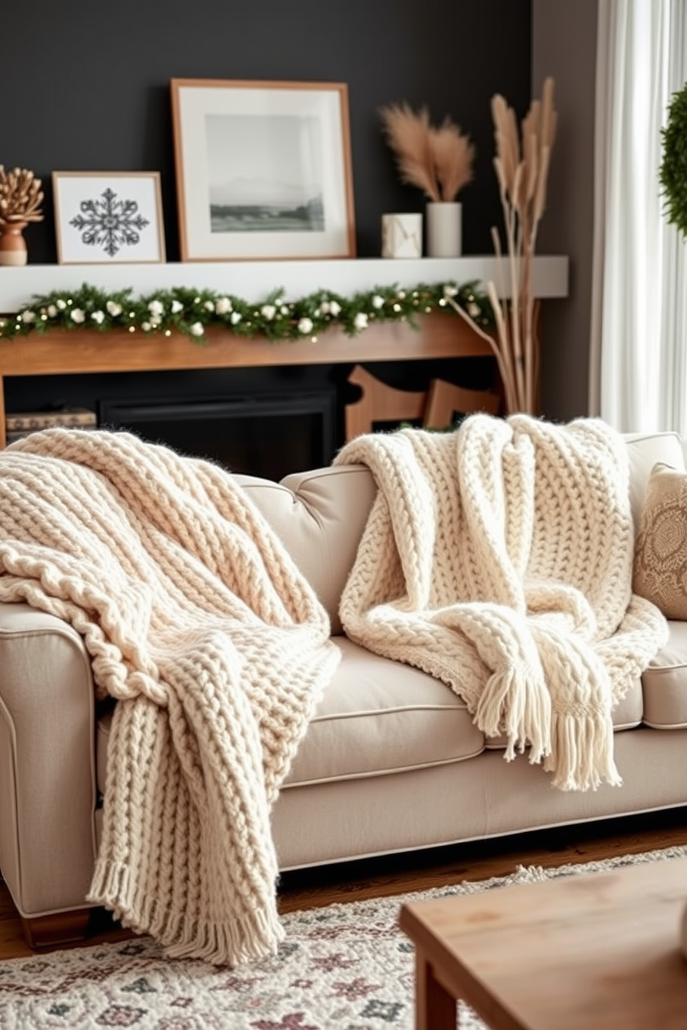 Winter Living Room Decorating Ideas 13