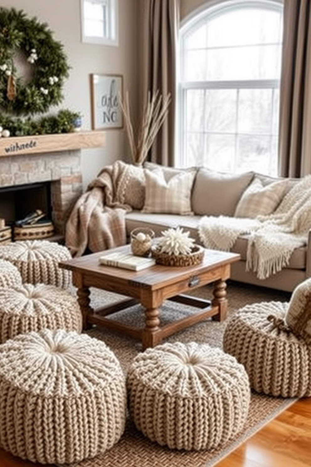 Winter Living Room Decorating Ideas 15