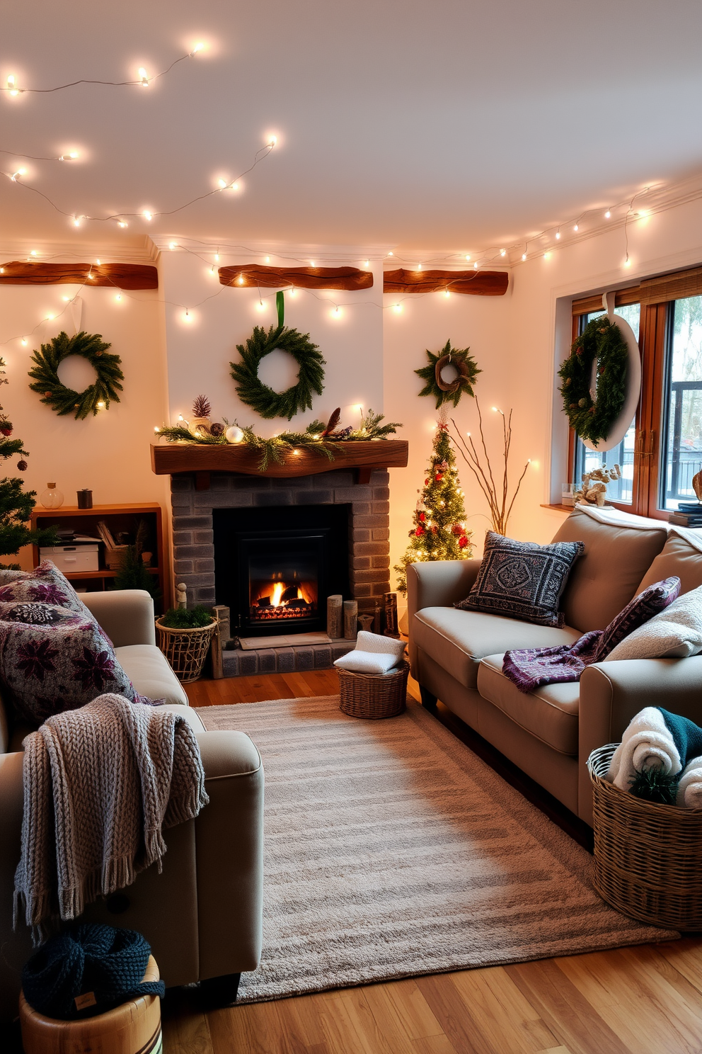 Winter Living Room Decorating Ideas 6