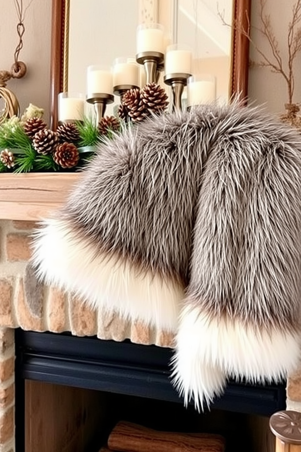 Winter Mantel Decorating Ideas 1