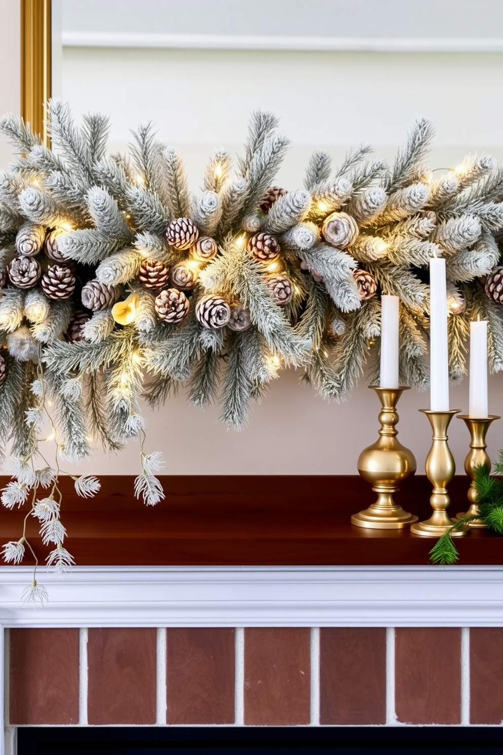 Winter Mantel Decorating Ideas 14