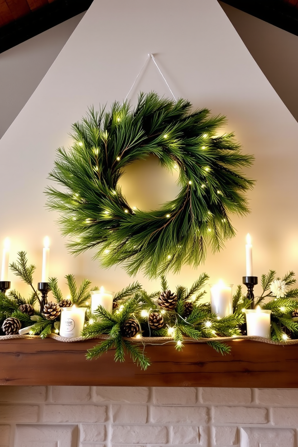 Winter Mantel Decorating Ideas 17