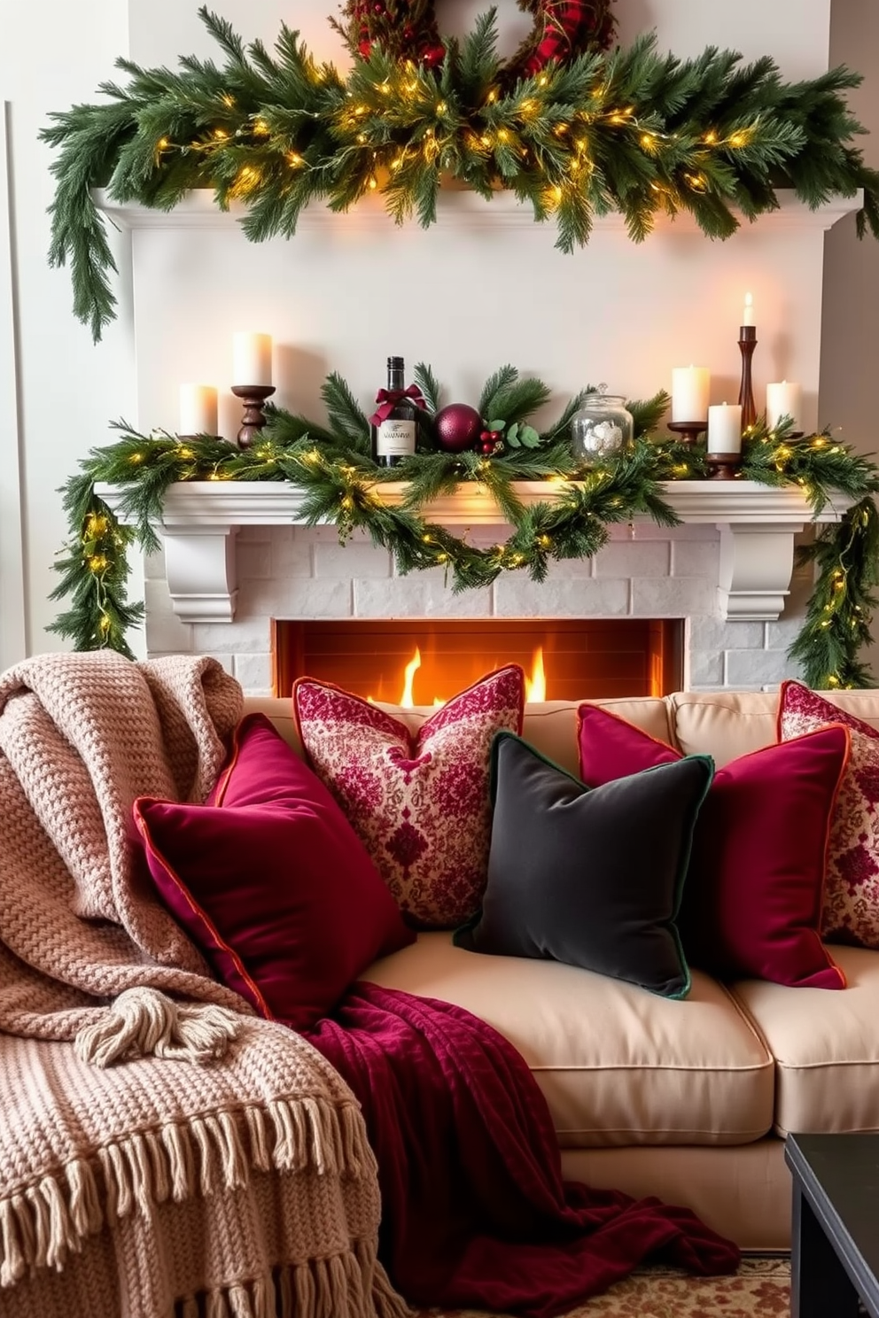 Winter Mantel Decorating Ideas 18