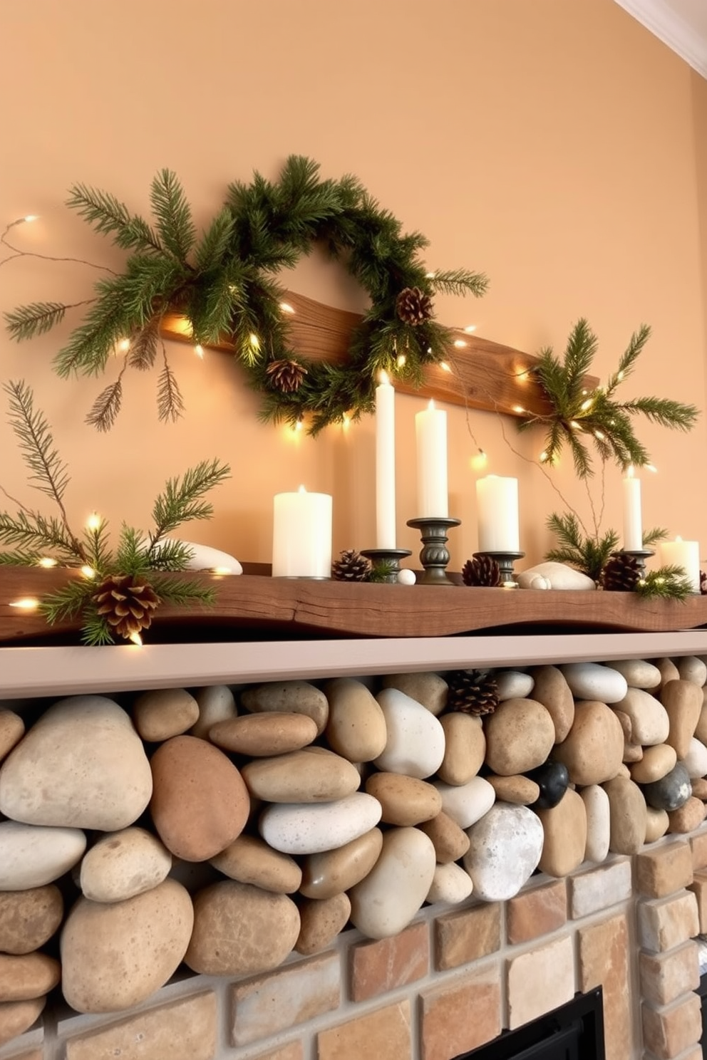 Winter Mantel Decorating Ideas 19