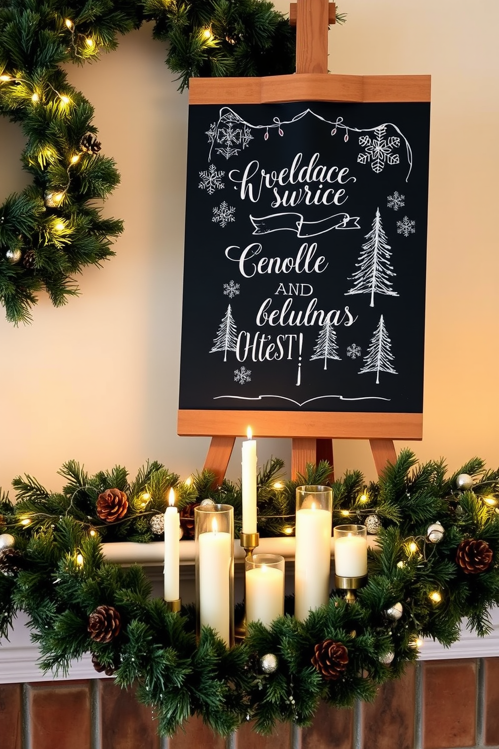 Winter Mantel Decorating Ideas 20