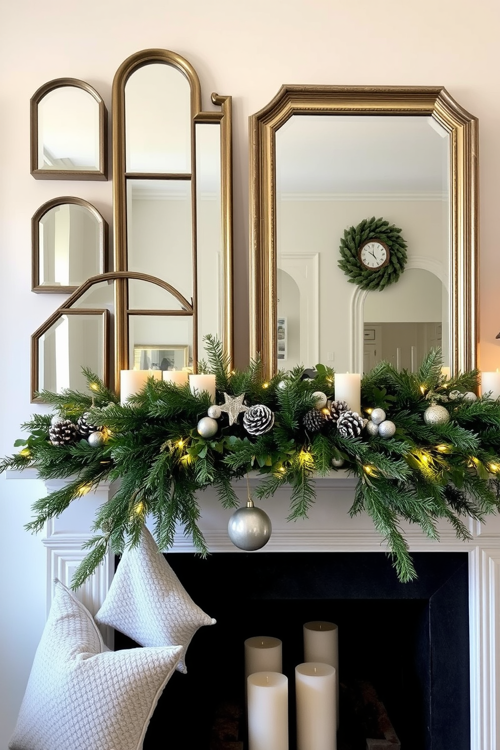 Winter Mantel Decorating Ideas 27