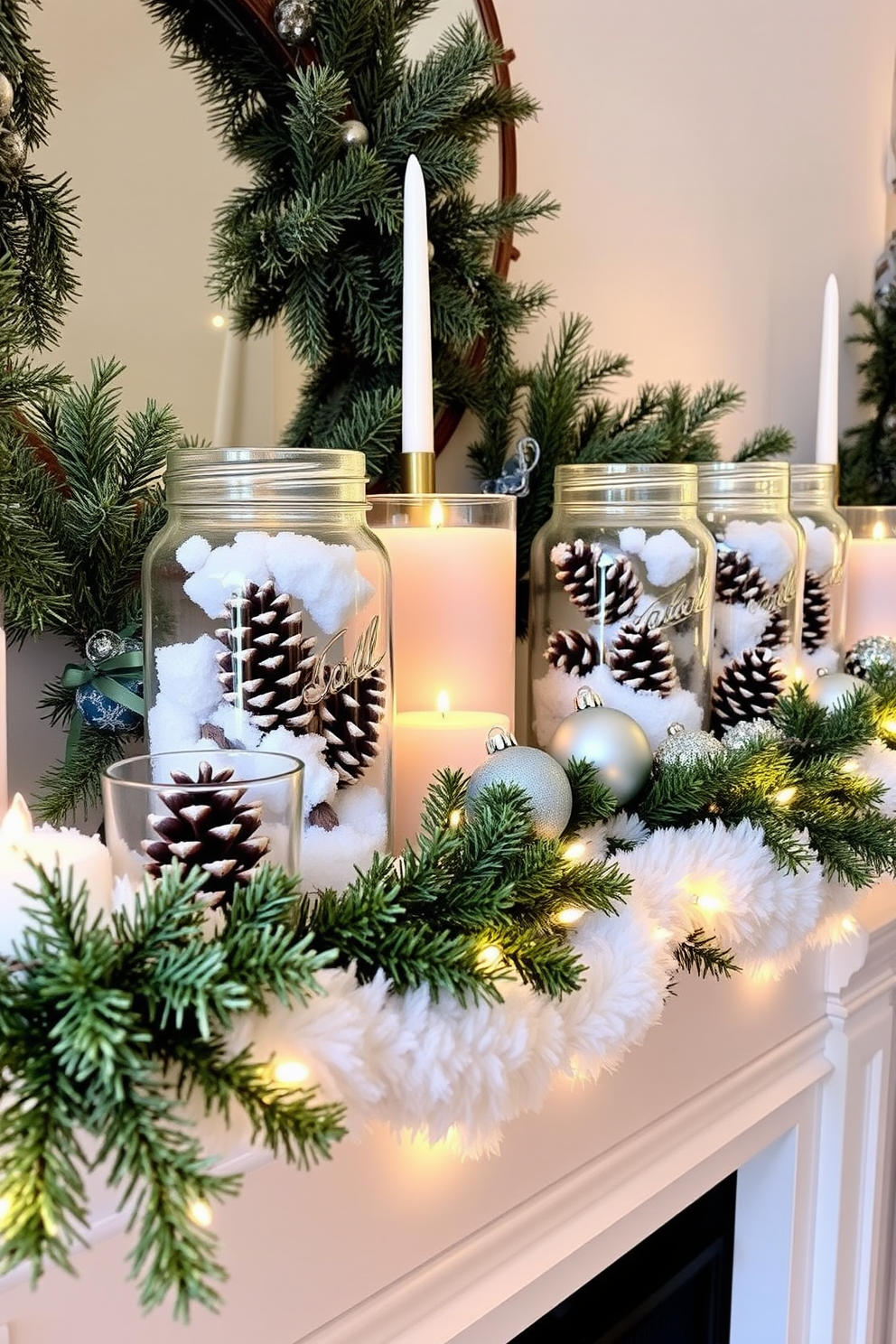 Winter Mantel Decorating Ideas 7