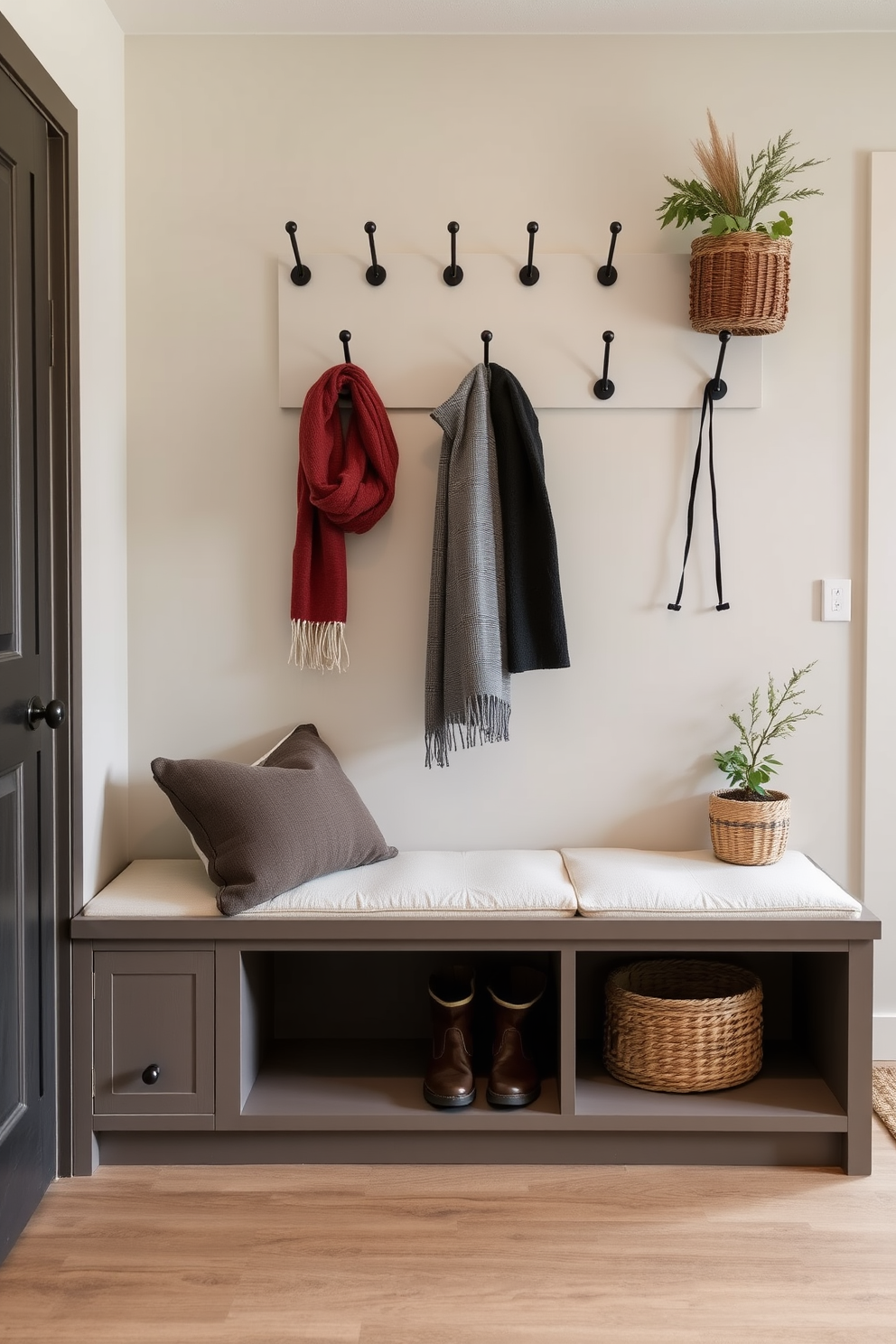 Winter Mudroom Decorating Ideas 15