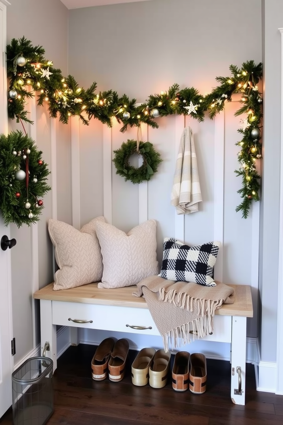 Winter Mudroom Decorating Ideas 23