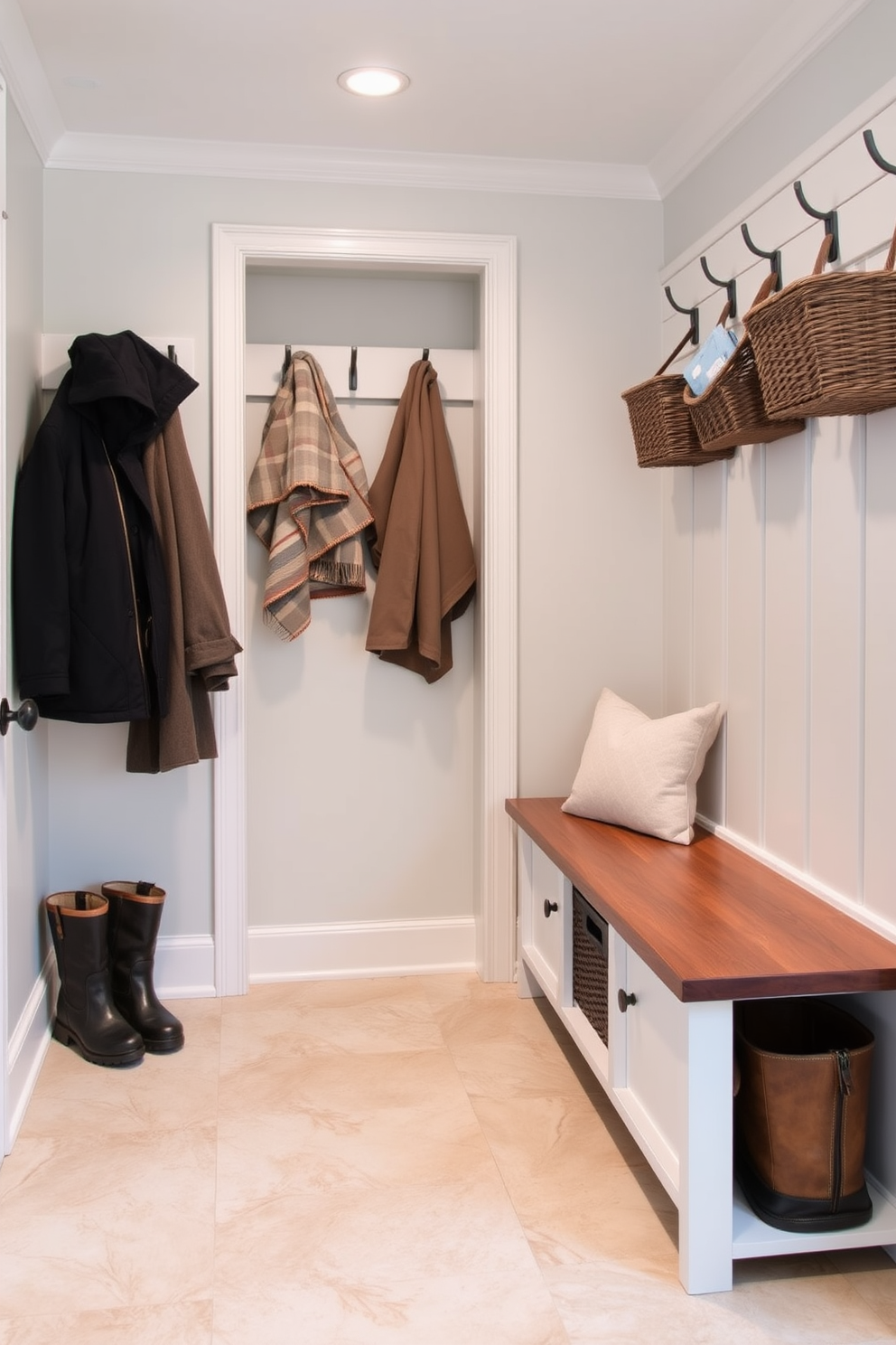 Winter Mudroom Decorating Ideas 24