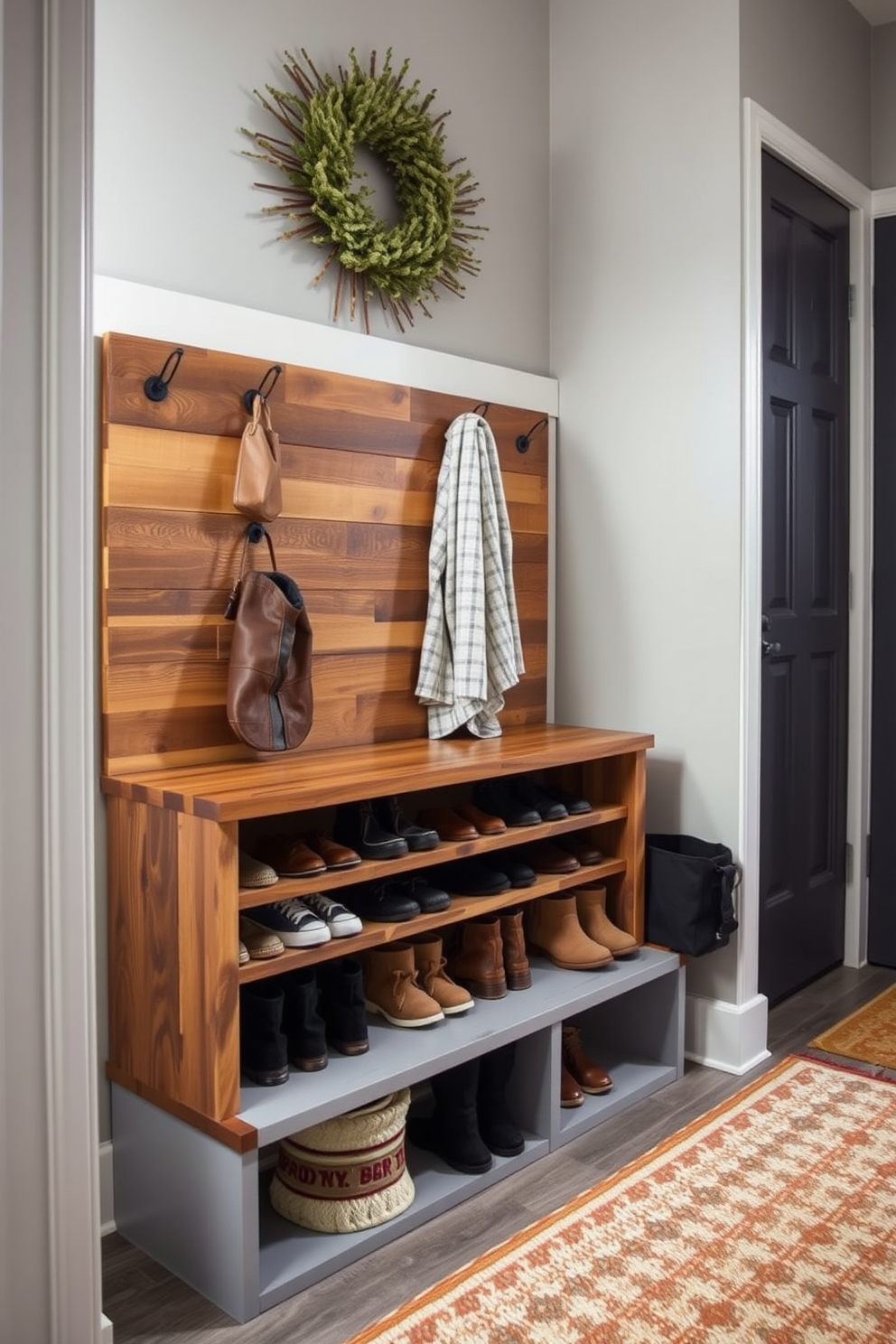 Winter Mudroom Decorating Ideas 25