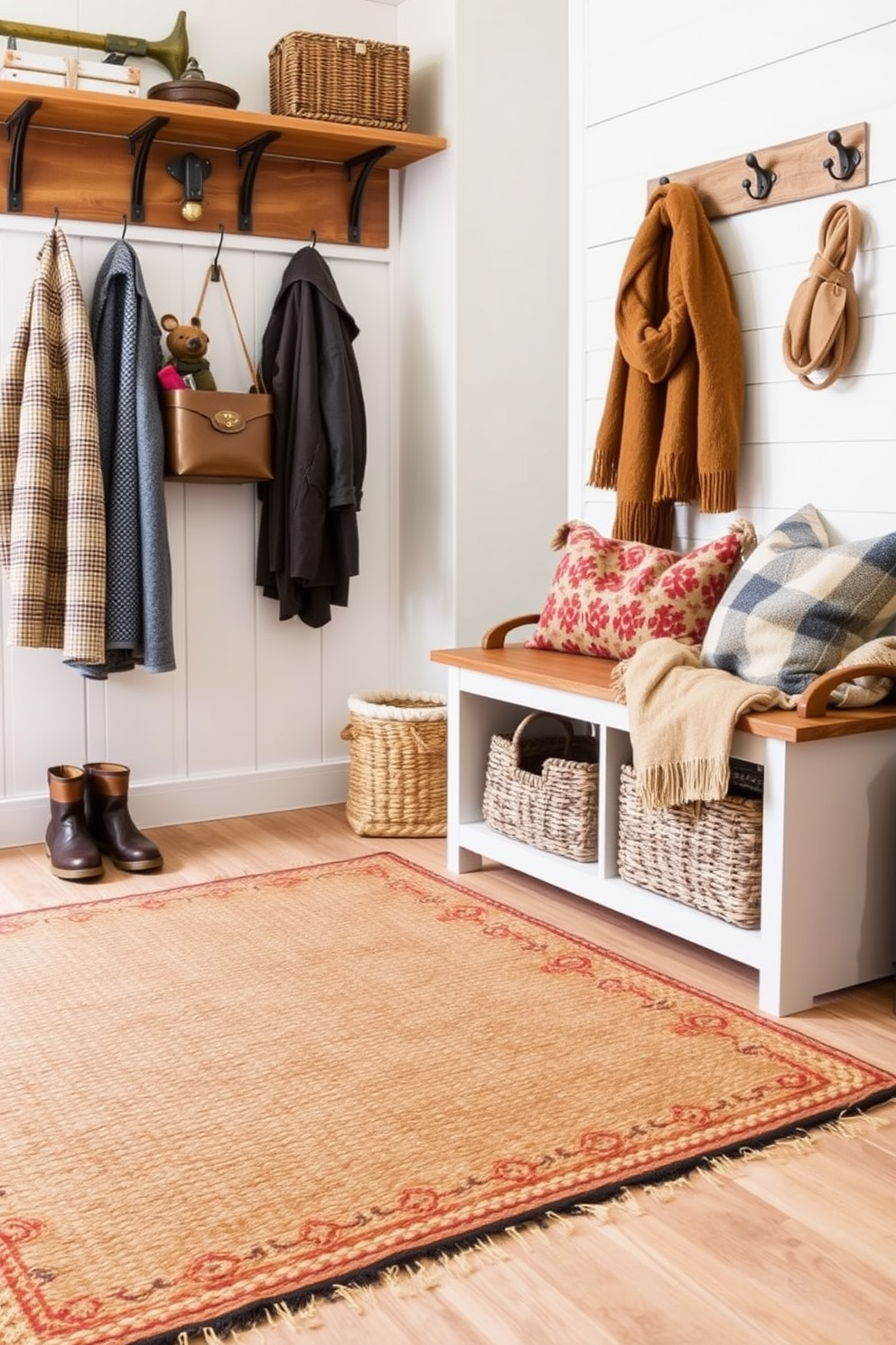 Winter Mudroom Decorating Ideas 4