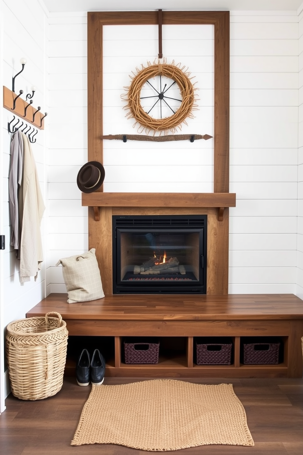 Winter Mudroom Decorating Ideas 8