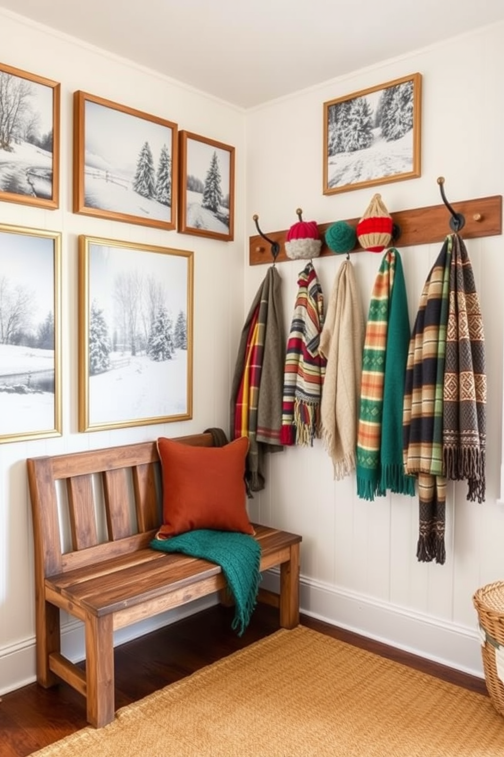 Winter Mudroom Decorating Ideas 9