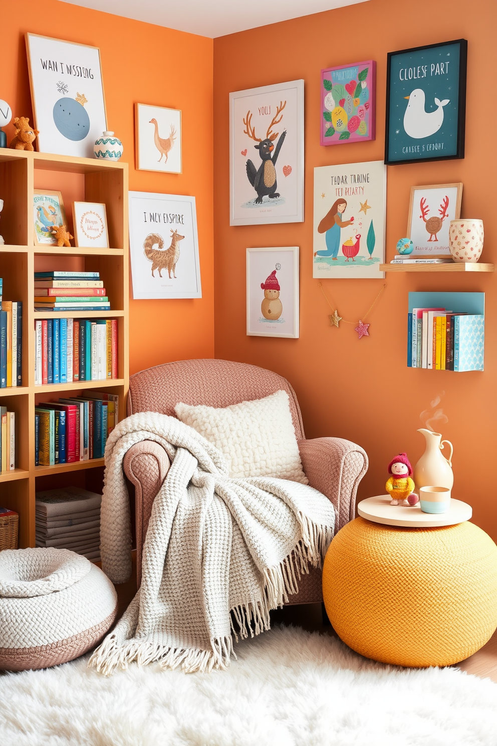 Winter Reading Nook Decorating Ideas 13