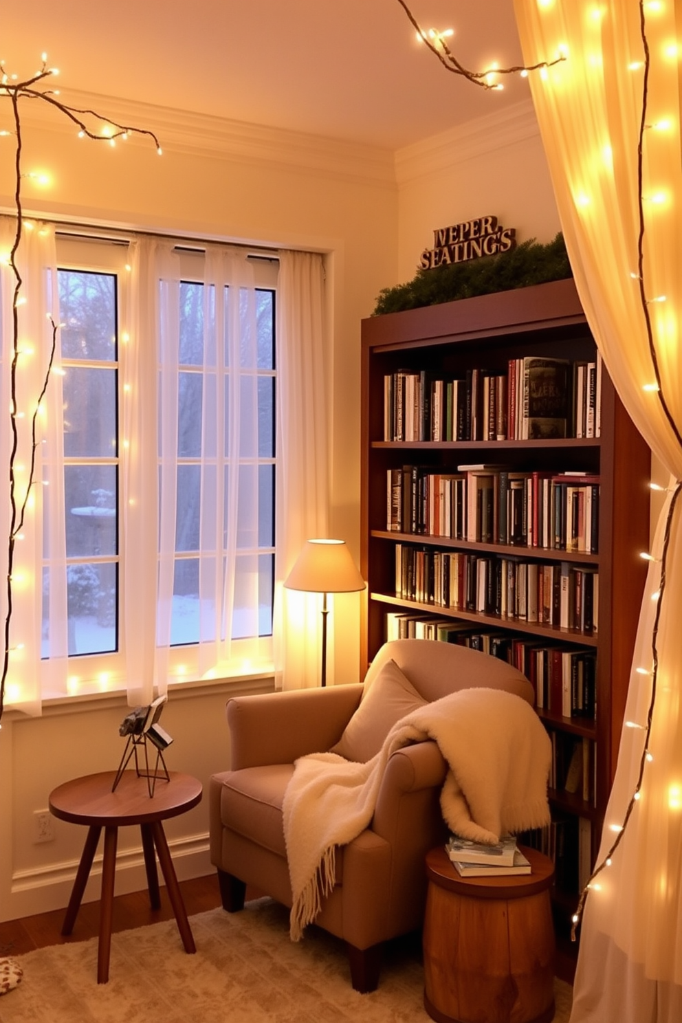 Winter Reading Nook Decorating Ideas 2