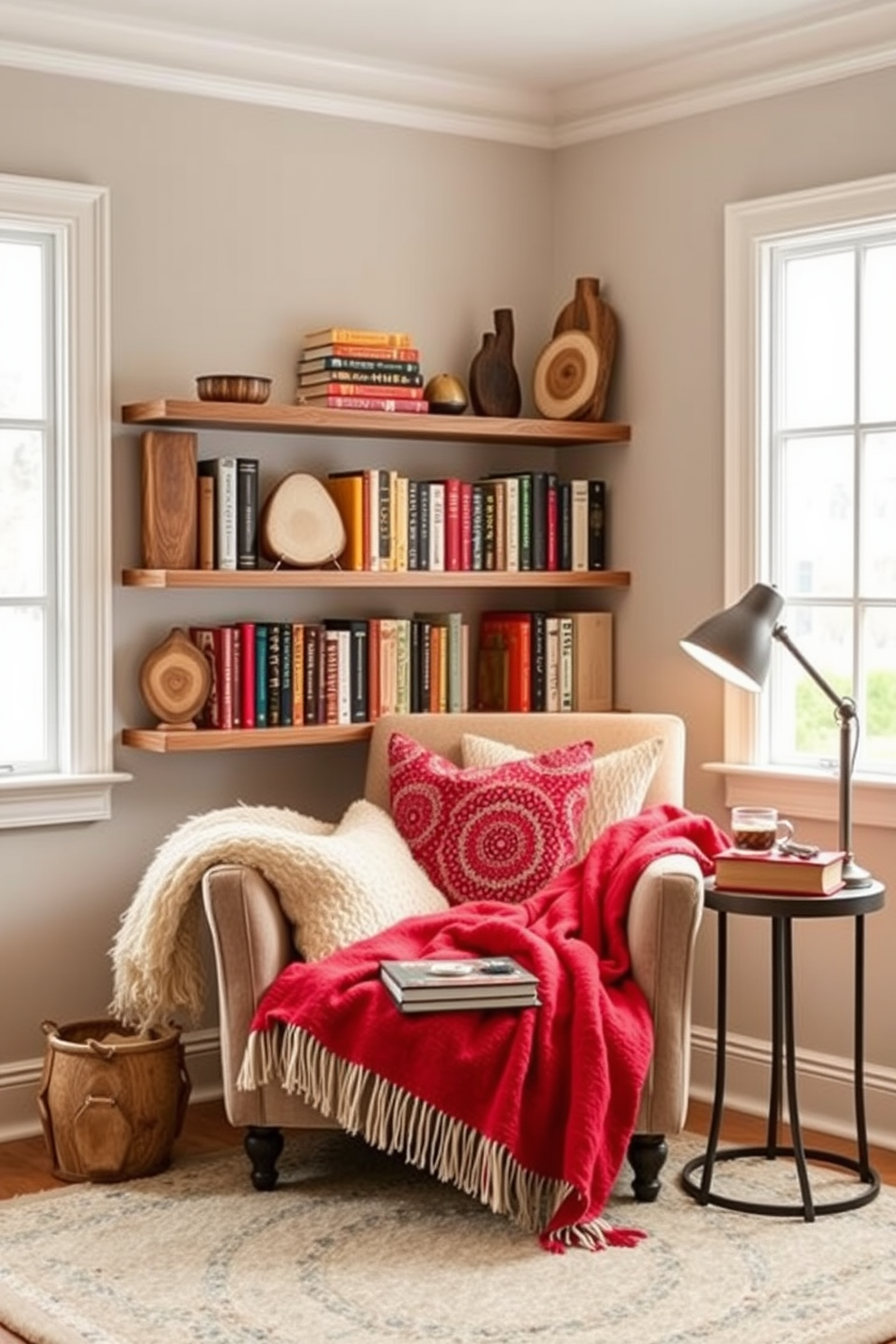 Winter Reading Nook Decorating Ideas 24