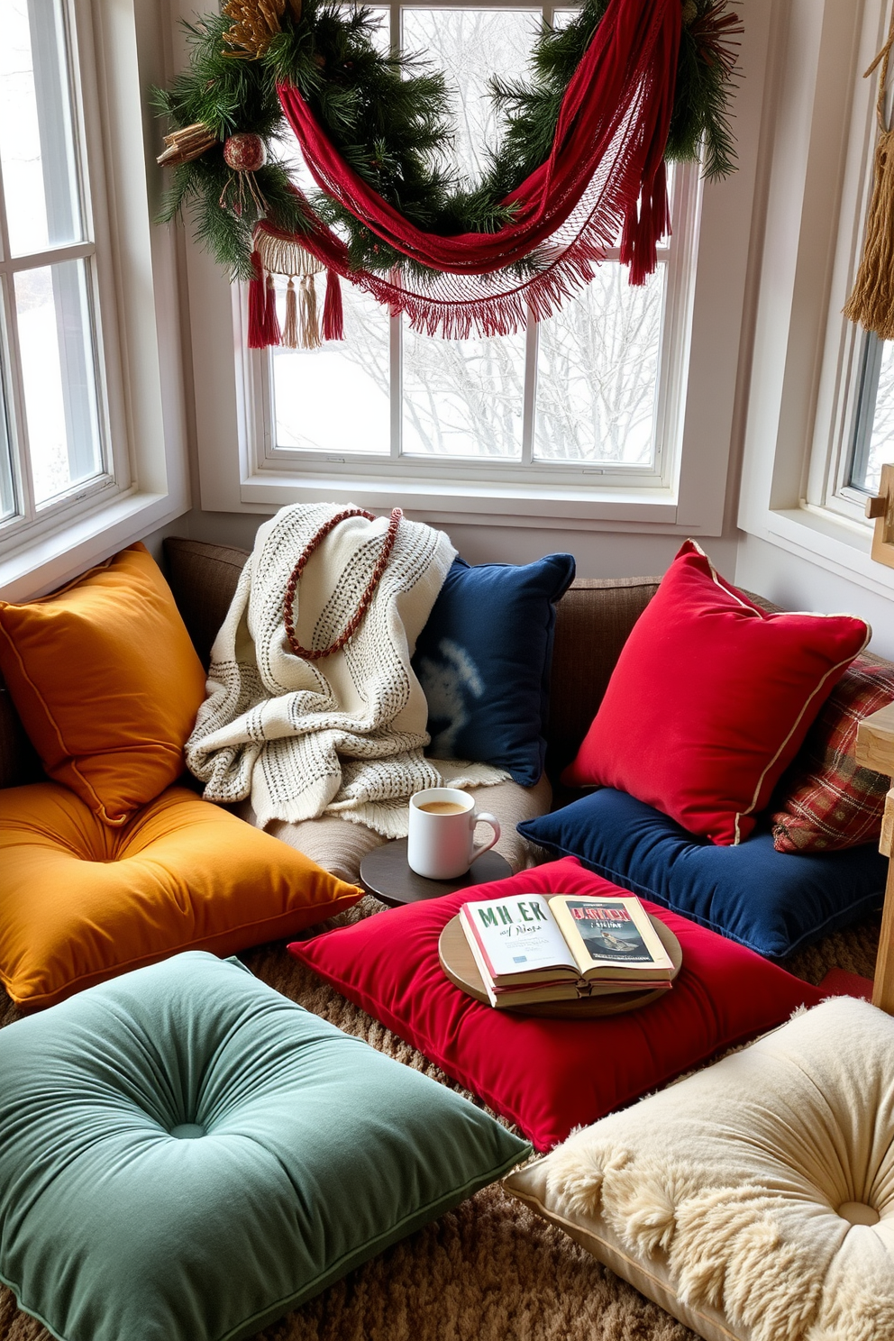 Winter Reading Nook Decorating Ideas 29