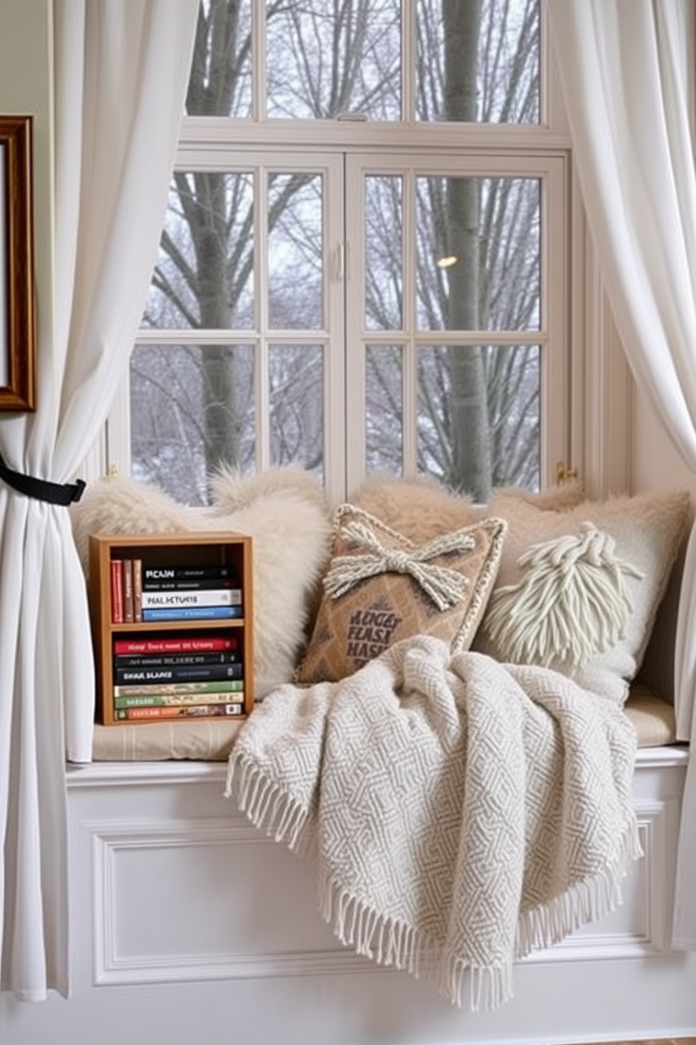 Winter Reading Nook Decorating Ideas 3