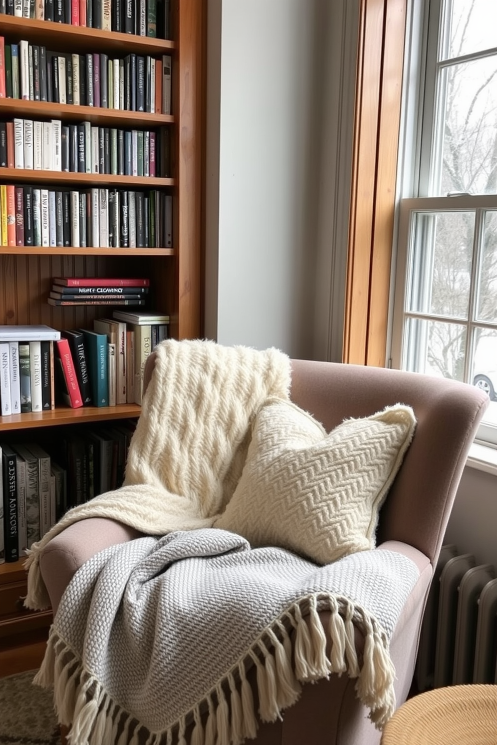 Winter Reading Nook Decorating Ideas 4