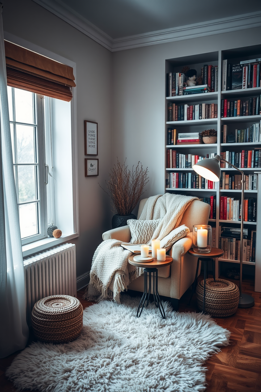 Winter Reading Nook Decorating Ideas 8