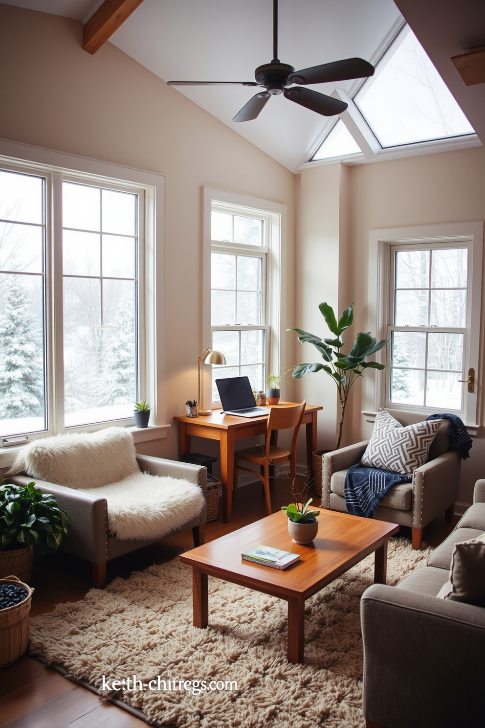 Winter Sunroom Decorating Ideas 25