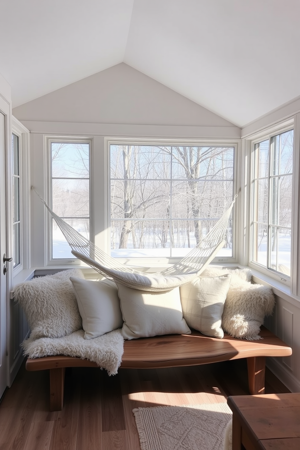 Winter Sunroom Decorating Ideas 27