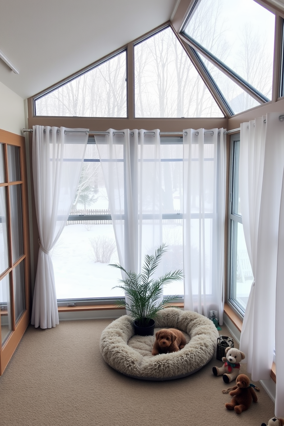 Winter Sunroom Decorating Ideas 30