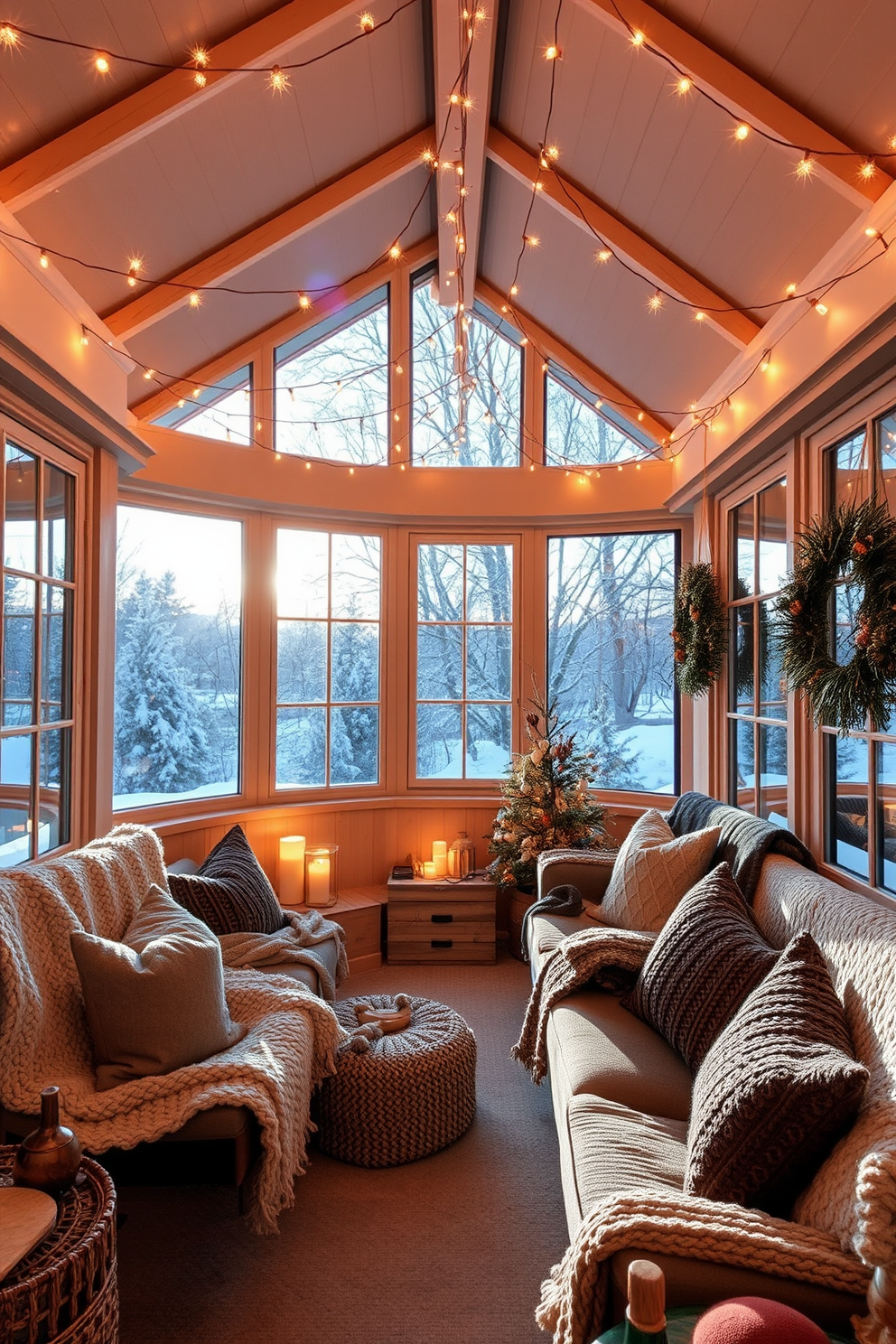 Winter Sunroom Decorating Ideas 4