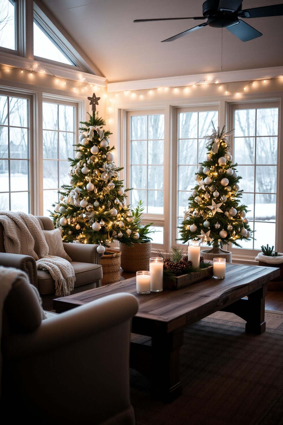 Winter Sunroom Decorating Ideas 5