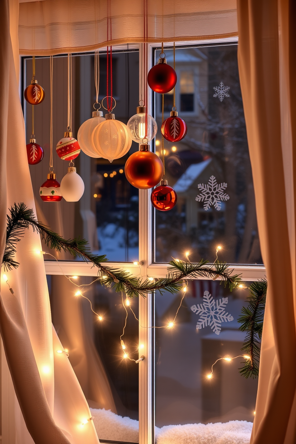 Winter Window Decorating Ideas 6