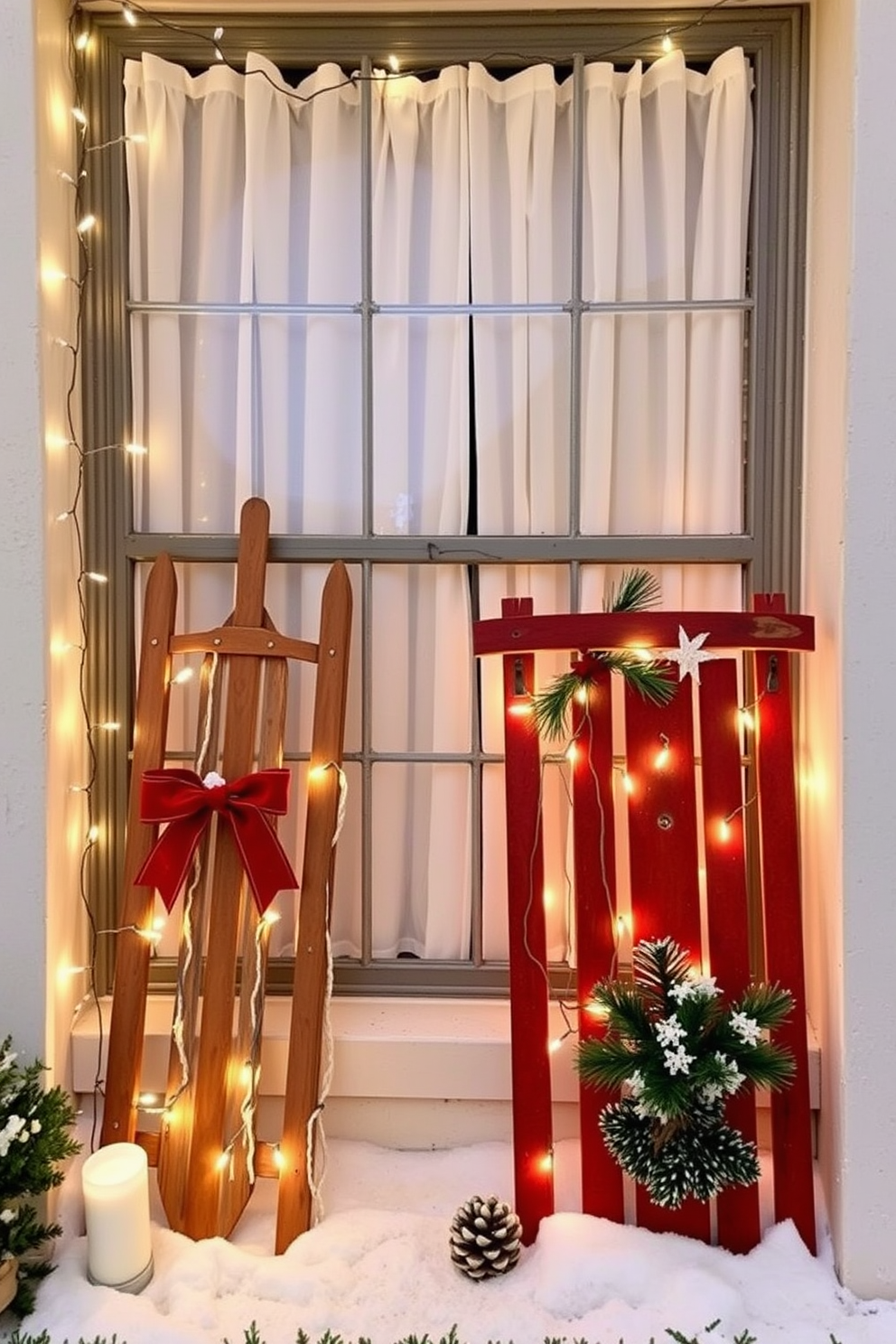 Winter Window Decorating Ideas 9